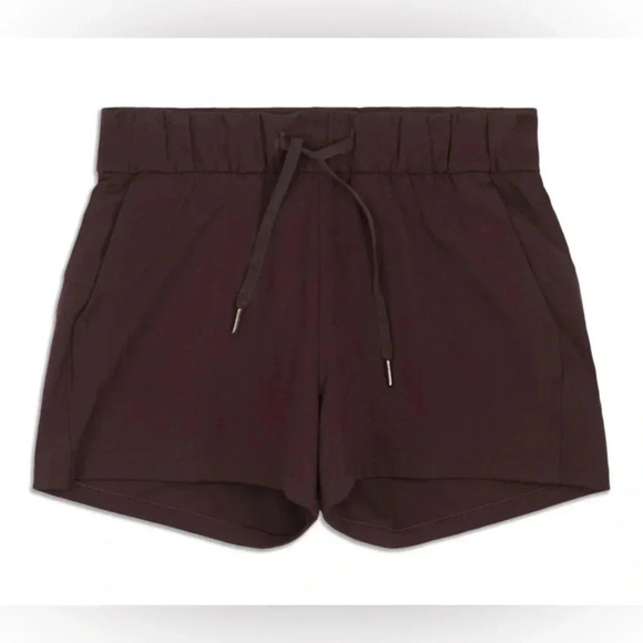 Lululemon On The Fly Brown Shorts 3” Size 4 - Picture 8 of 8
